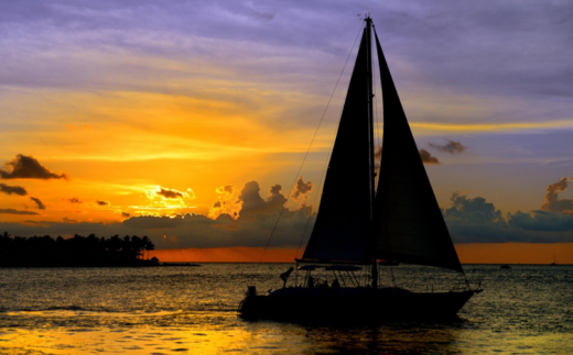 bote tormenta mar calma