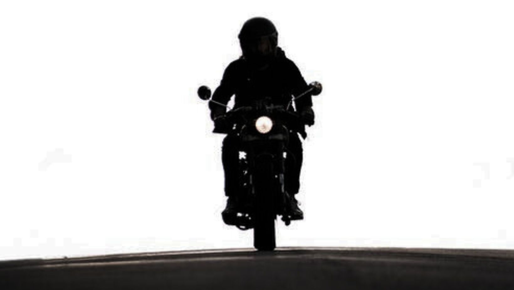 man on motorcycle angel